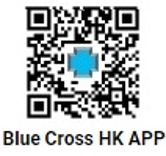 Blue cross download QR code