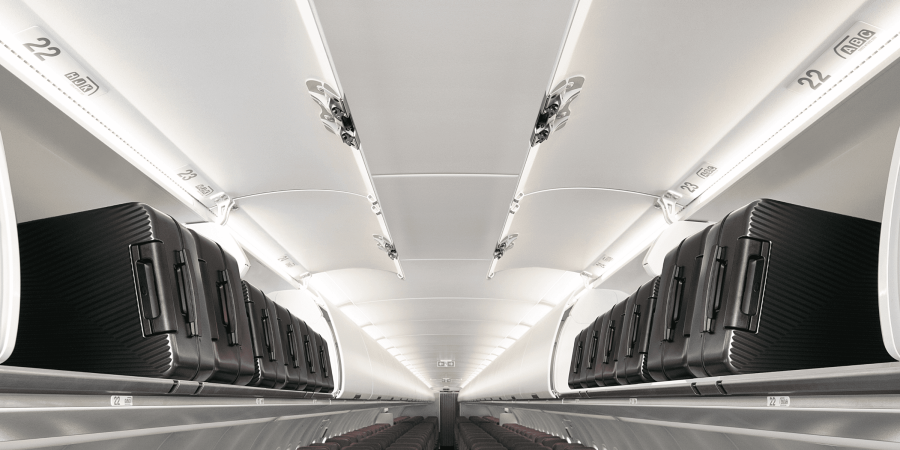 國泰A321neo-艙頂置物櫃