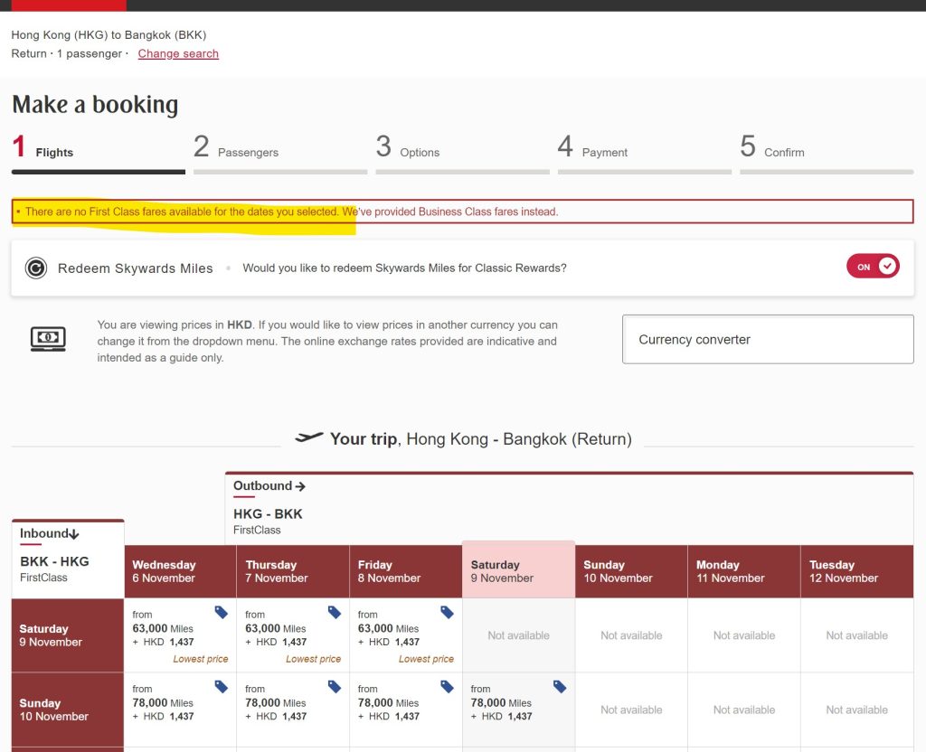 Emirates頭等艙點用里數Upgrade？搭A380飛曼谷實測$500信用卡積分做升等！阿聯酋Business Class升級First Class攻略