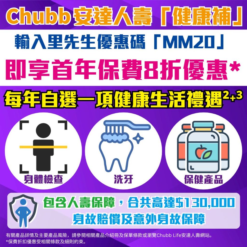 Chubb 安達 健康補 2 2025